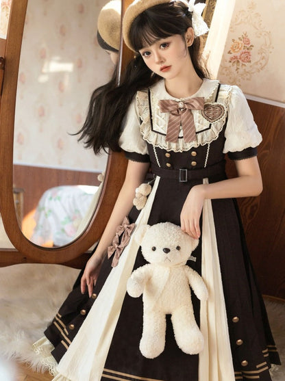Chocolate Girly Retro Lolita Dress