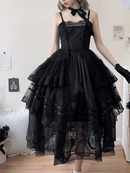 Summer Tiered Lolita Dress + Lolita Jumper Skirt