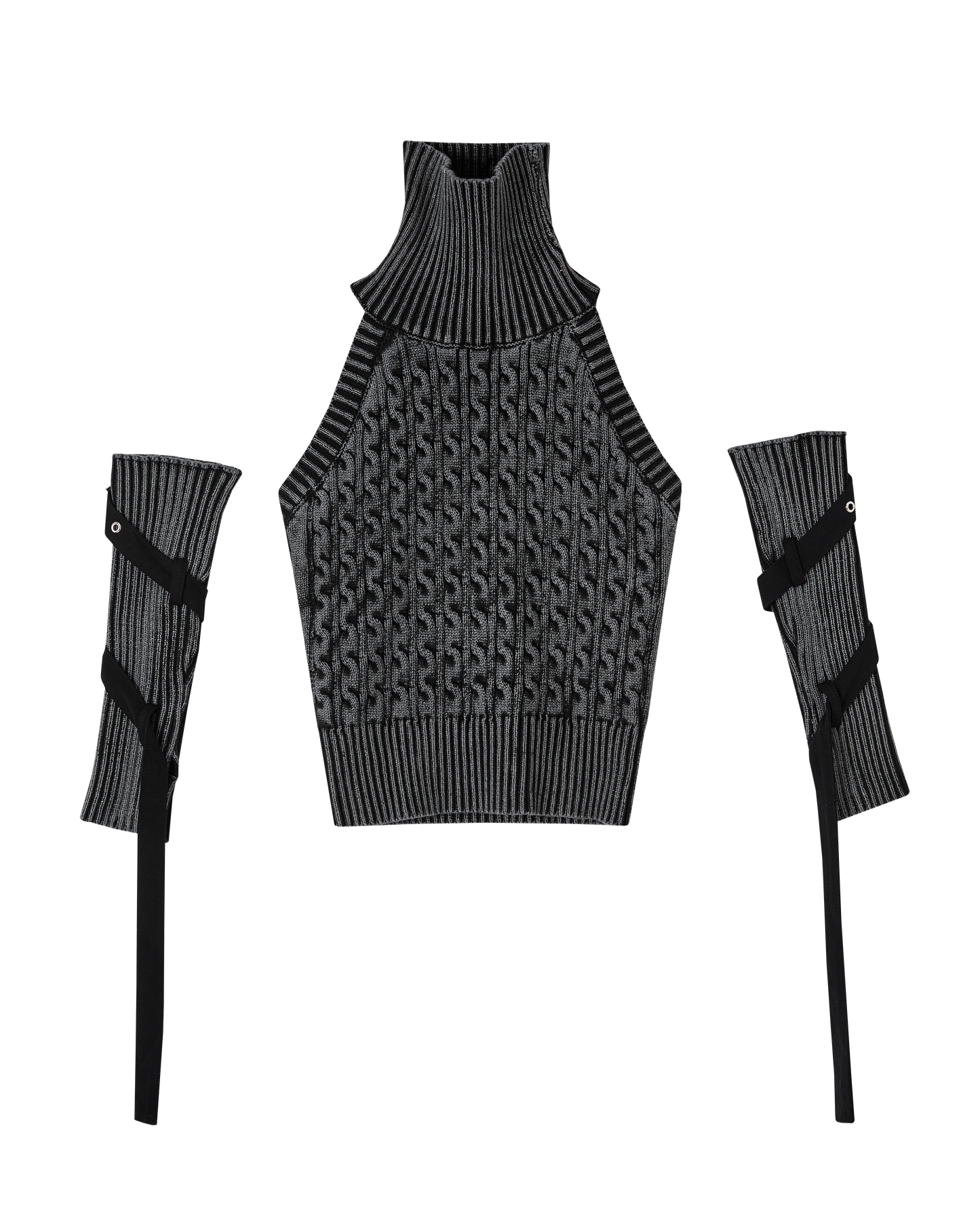 Dark Punk Slim Knit Vest