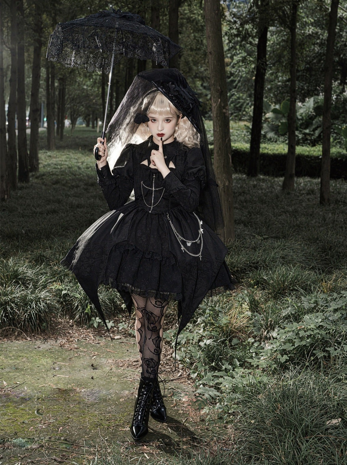 Dark Gothic Vampire Lolita Dress