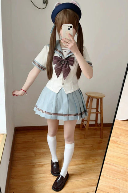 Milk Green Sailor Uniform