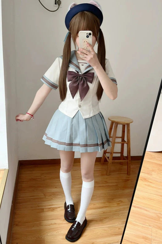 Milk Green Sailor Uniform