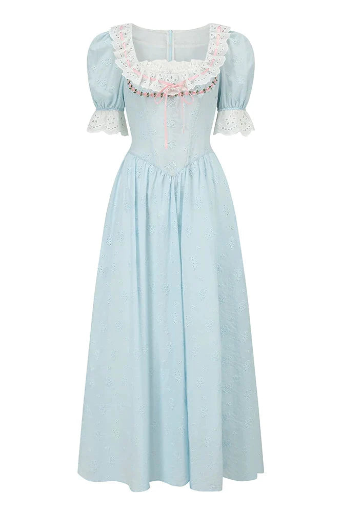Elysee Cotton Fishbone Dress