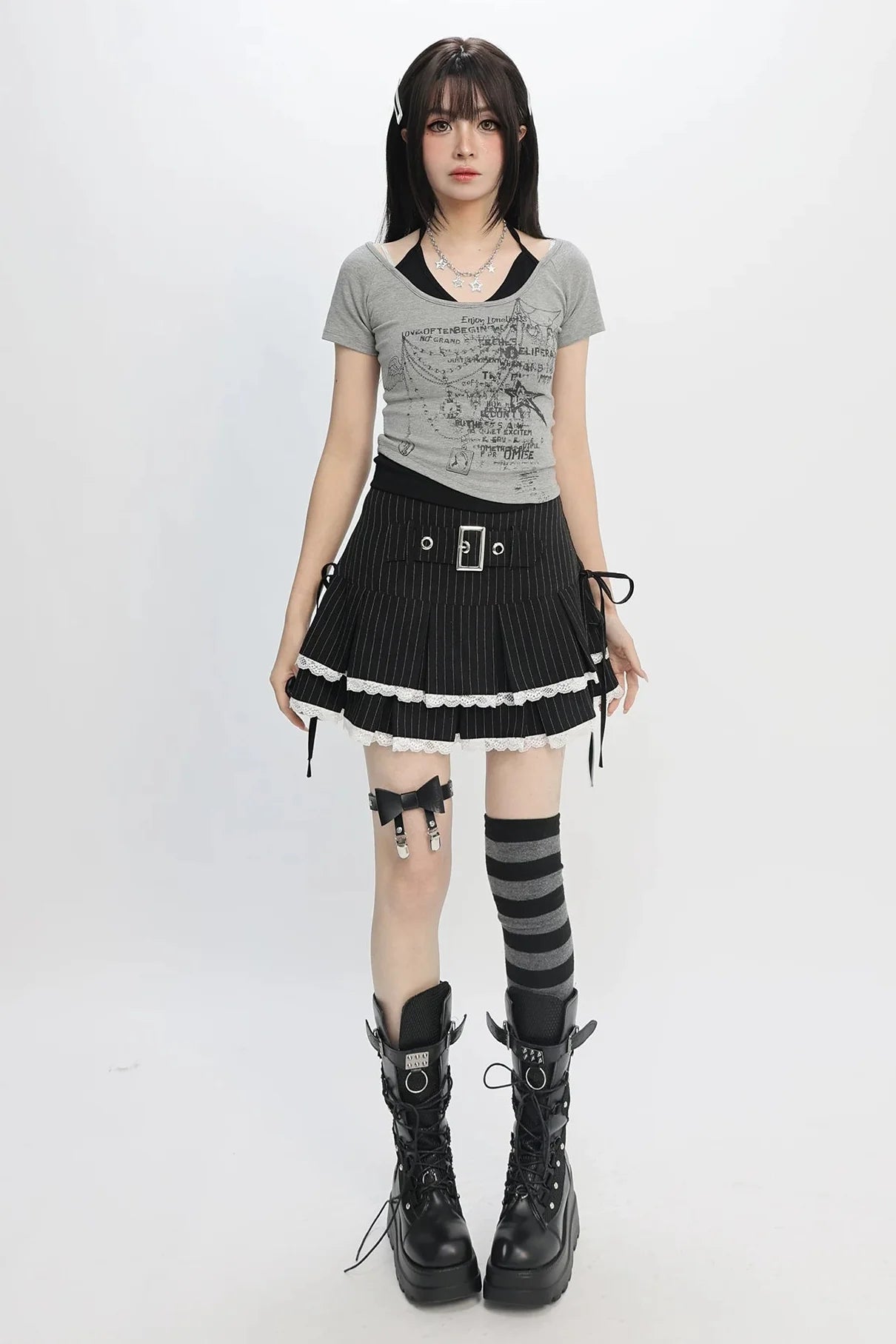 Star Print Y2k Top