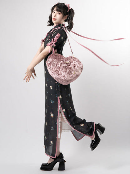 Classical Girly Chinese-style Ribbon Dress