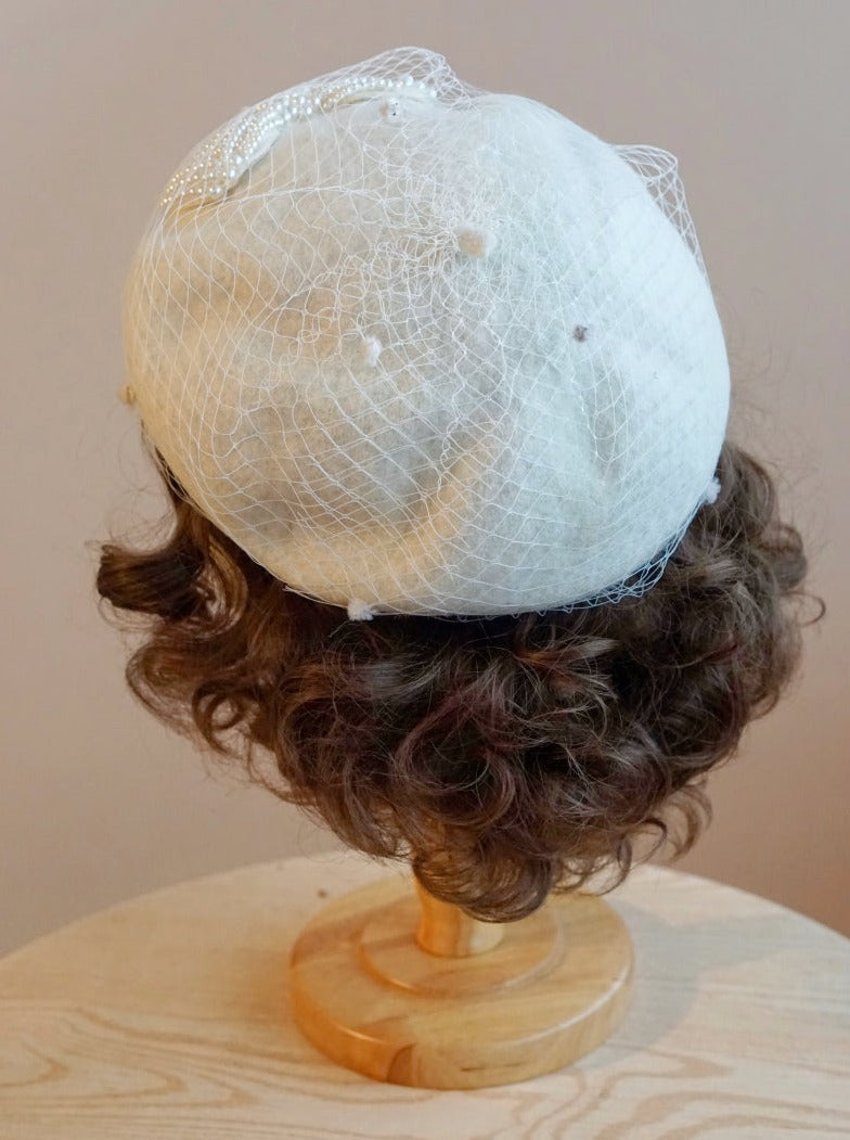 Sweet Girly White Beret