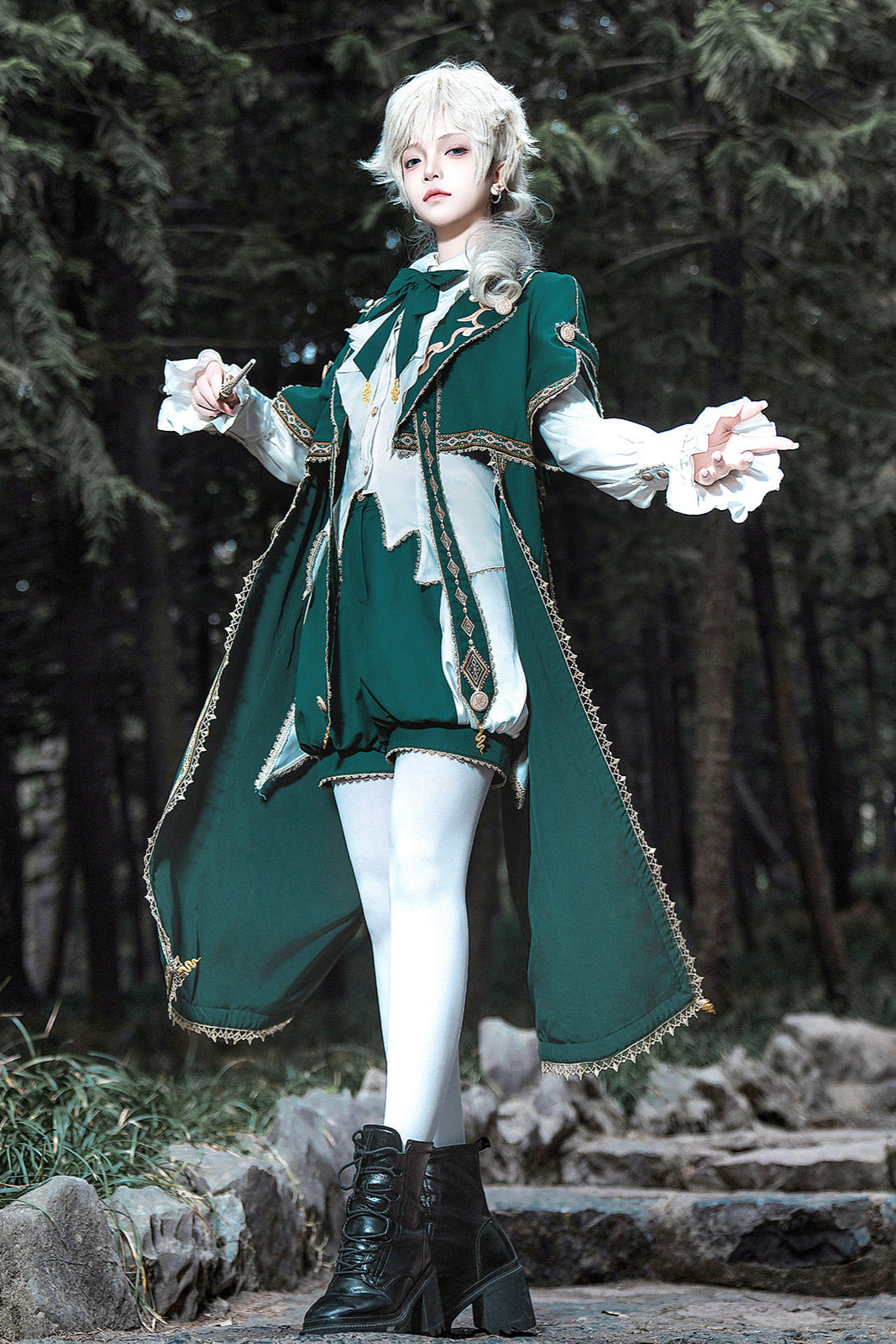 Great Star Angel Army Prince Cape Jacket Suit Full Set