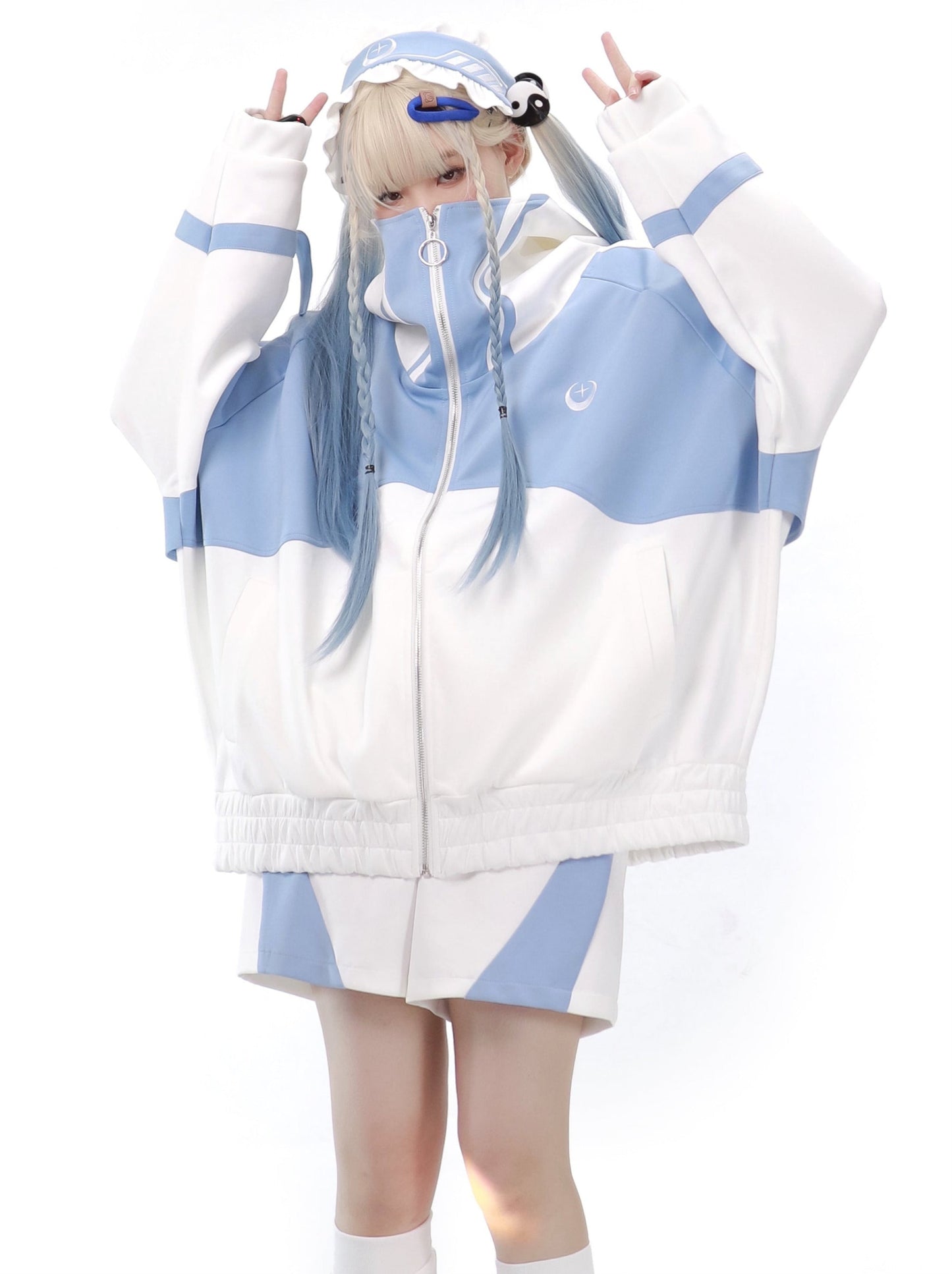 [angel Style] Mineral Series Subculture Cyber Jersey Set