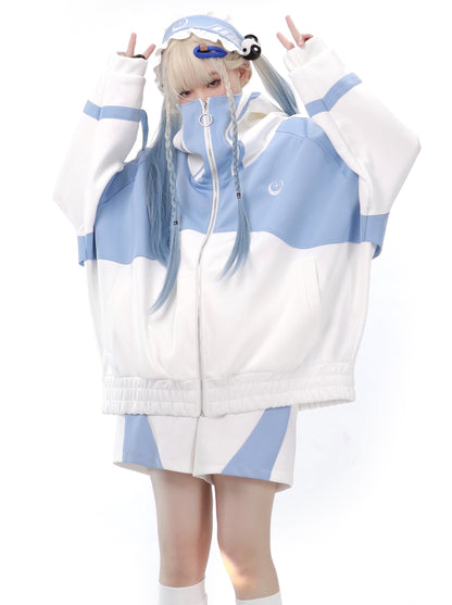[angel Style] Mineral Series Subculture Cyber Jersey Set