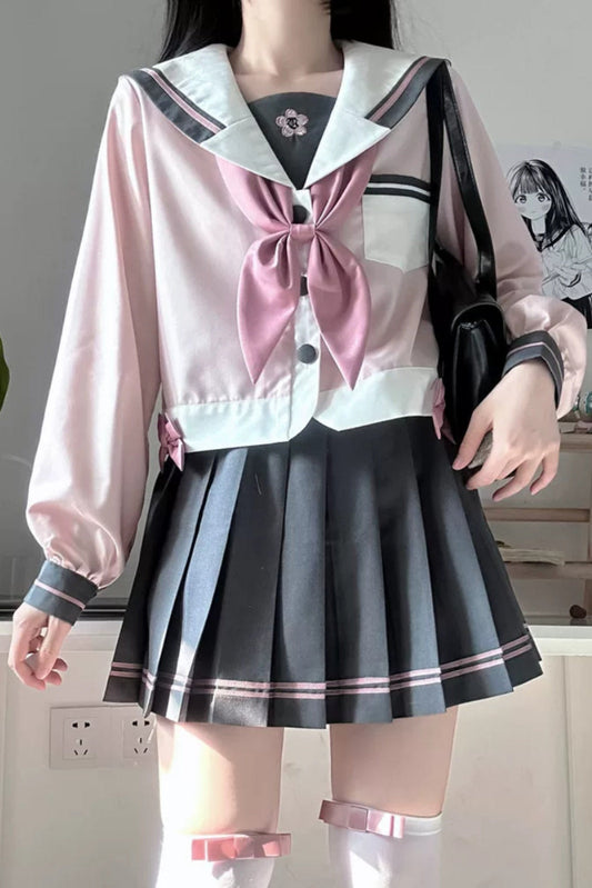 Sakura Color Heroine Sailor Suit