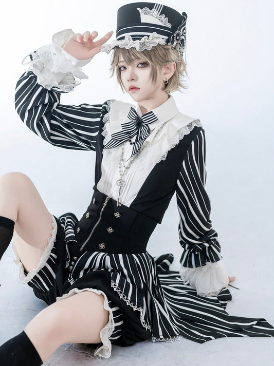 Wonderful Trick Retro Lolita Prince Shirt + Shorts [pre-order]