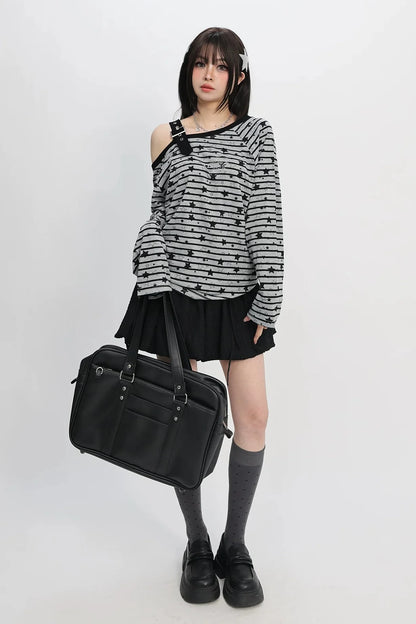 Sweet Cool One-shoulder Loose Top