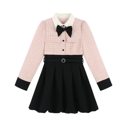Woolen Two-piece Dress