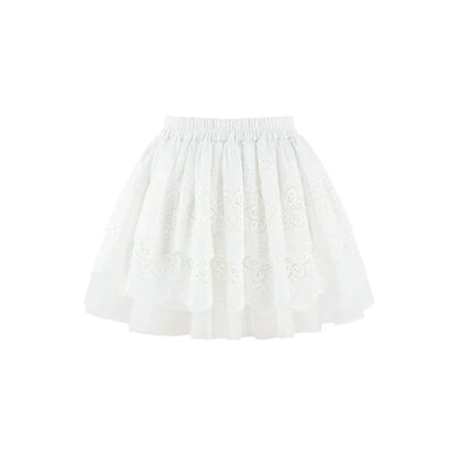 French Style Knit Cardigan + Skirt