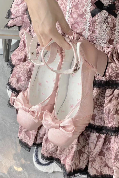 Lace-up Ribbon Ballet Lolita Shoes