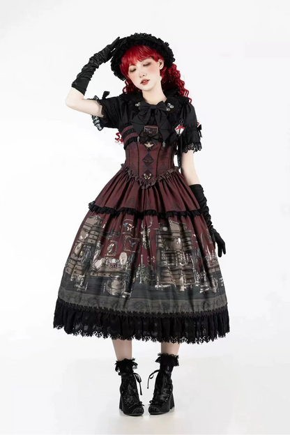 Spell Collection Room Stitch Fake Two Piece Dress