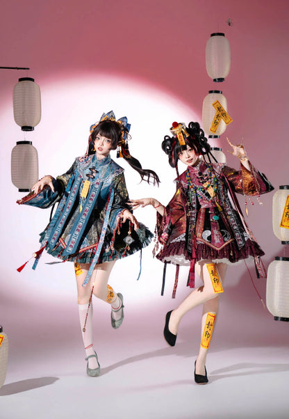 [pre-order] Little Zombie Cosplay Chinese Lolita Embroidery Dress