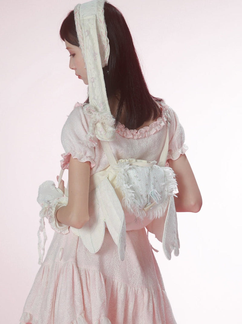 Rose Flower Wing Backpack