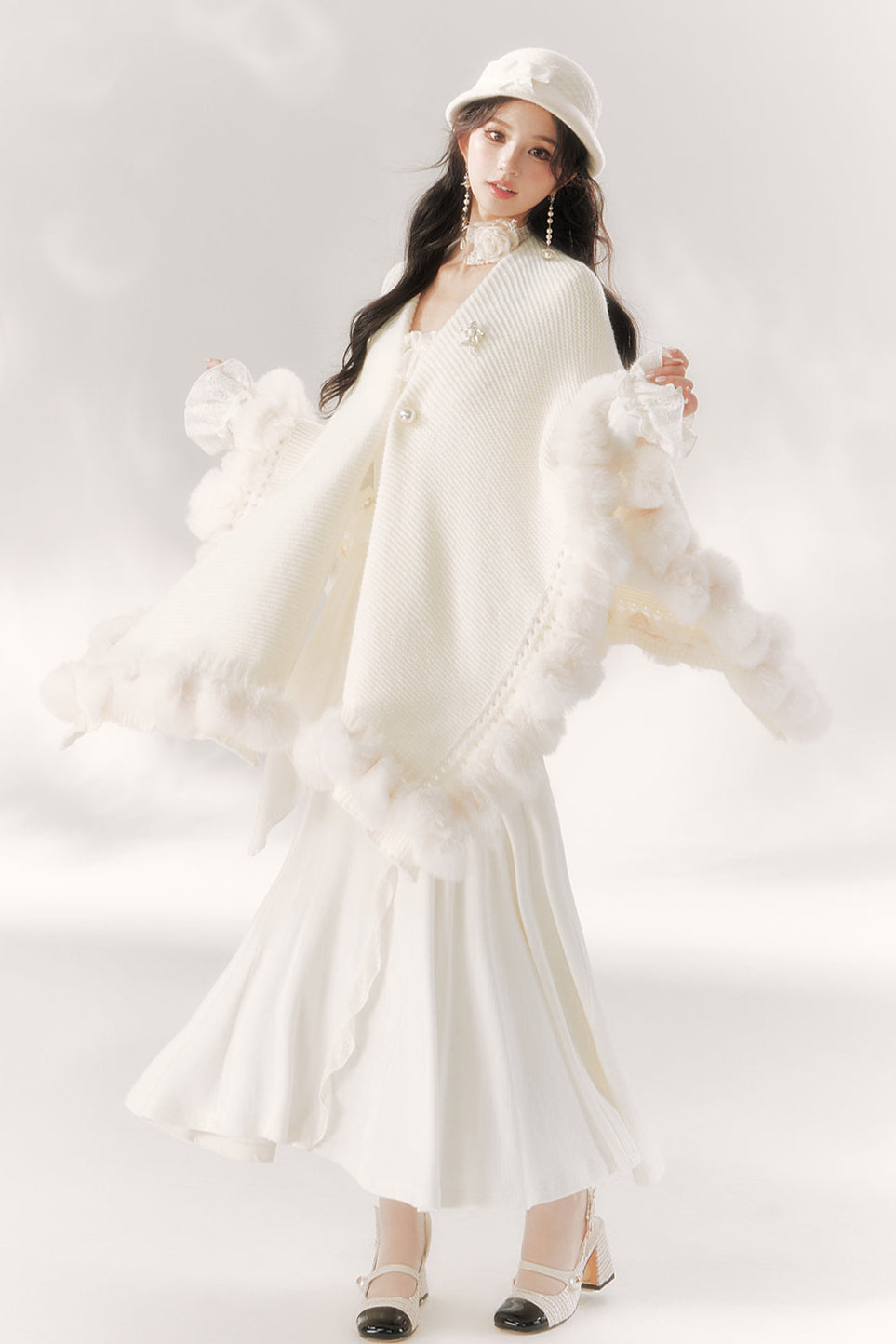 Open-neck Fishtail Dress
