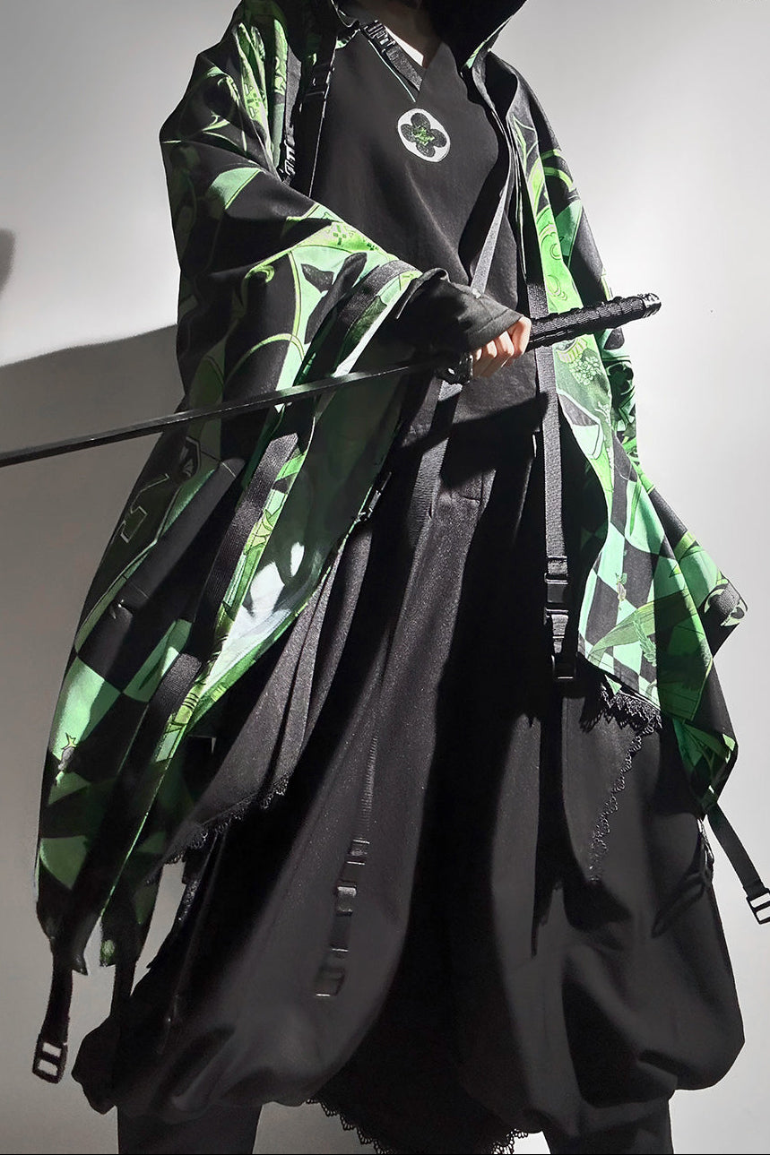 Dark Knight Command Cyberpunk Cat Ear Suit