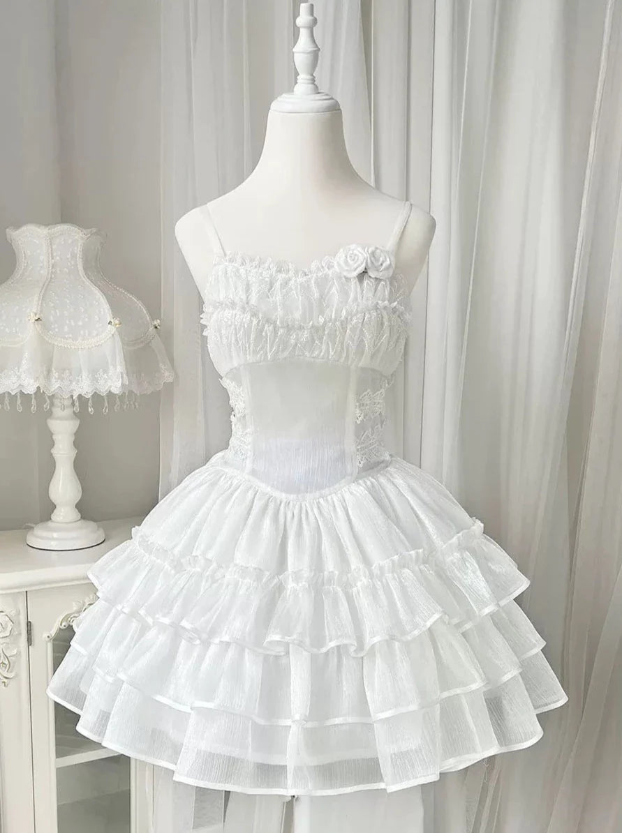 Wedding Rose Short Dress