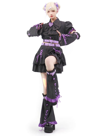 Y2k Sweet Girl Cosplay 4-piece Set