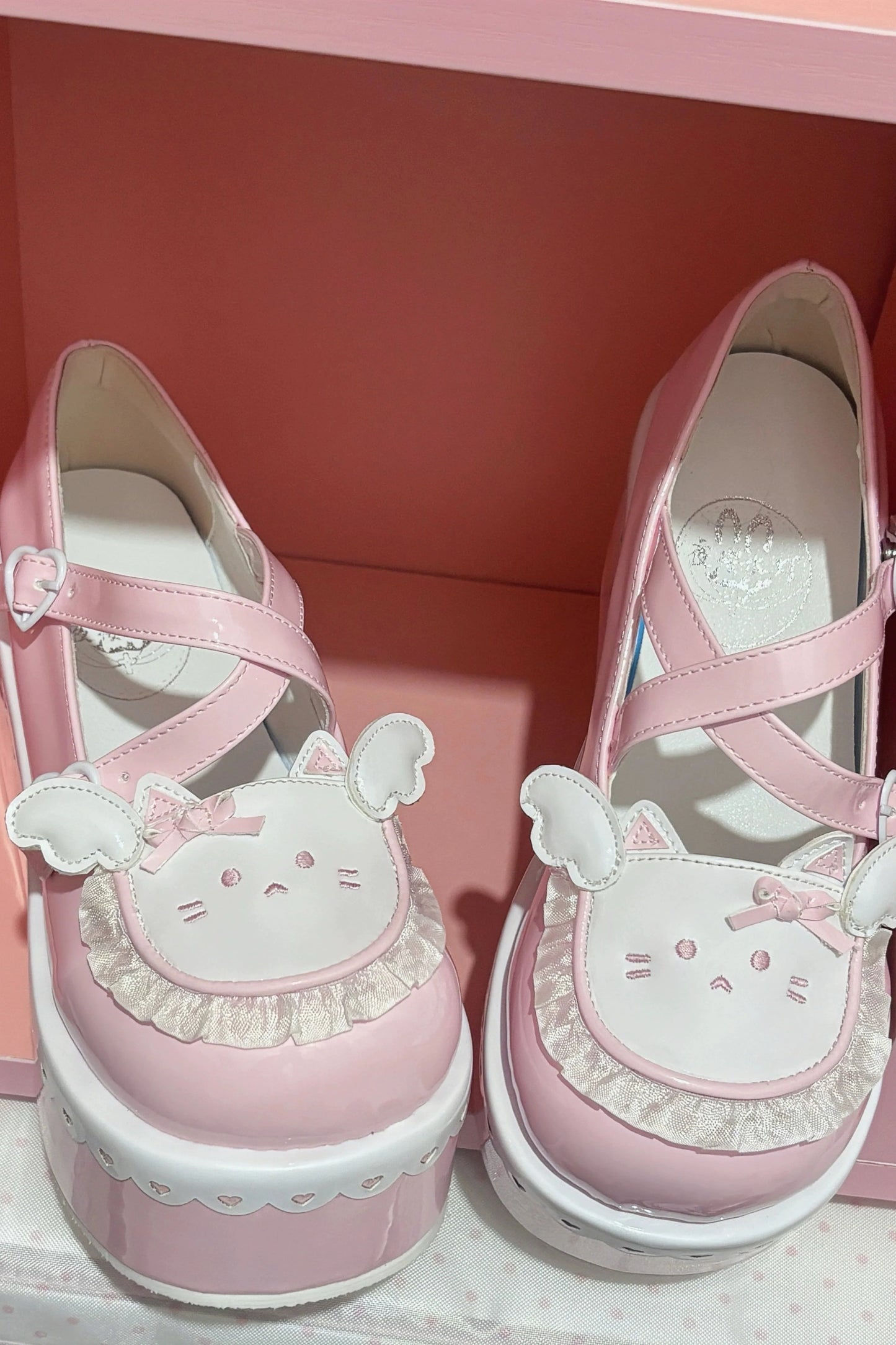 Meow Fray Animal Platform Shoes