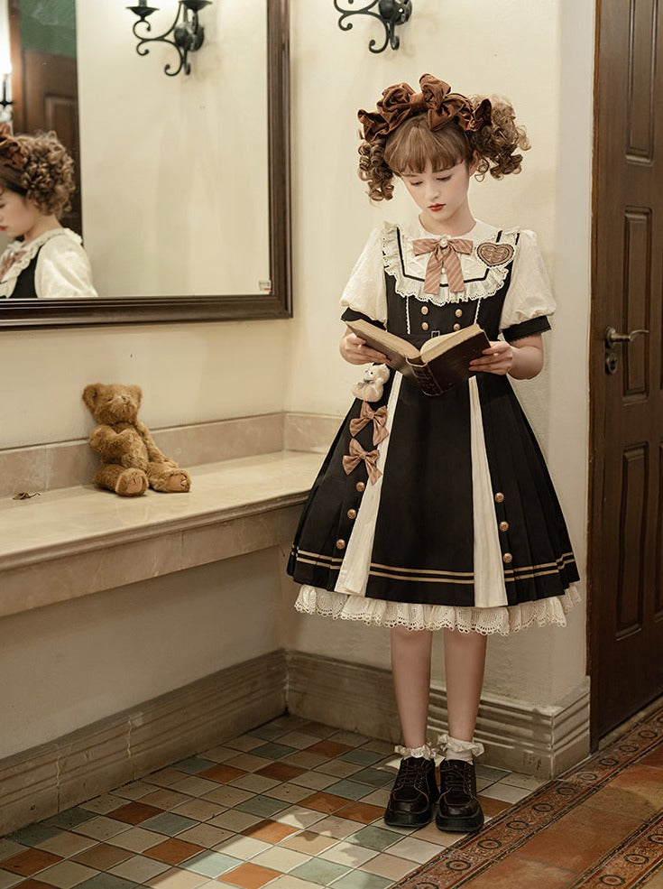 Chocolate Girly Retro Lolita Dress