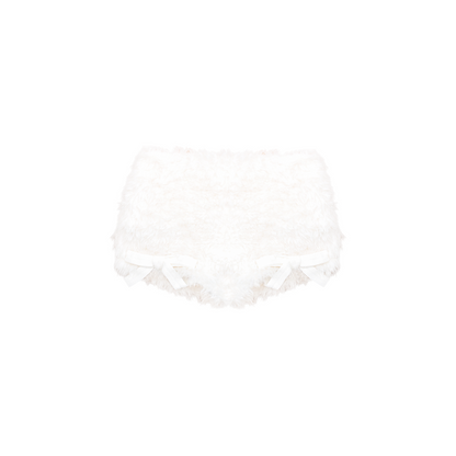 Halter Neck Fuzzy Knit Coat + Top + Pants