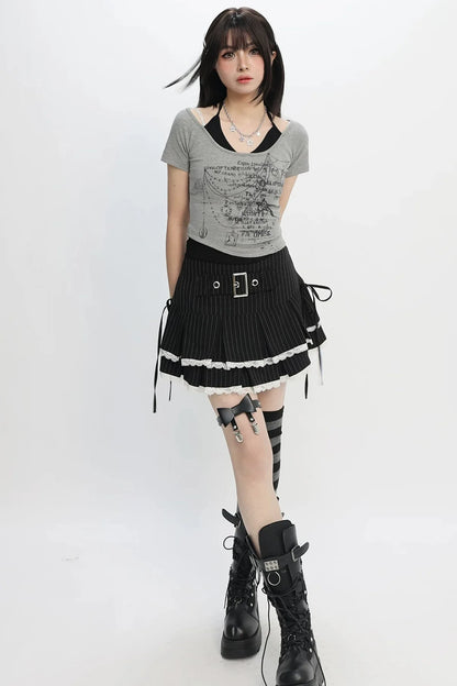 Star Print Y2k Top