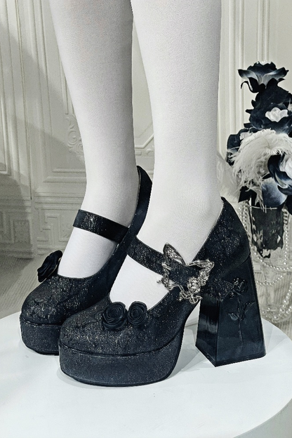 Floating Dreamland Platform Block Heels