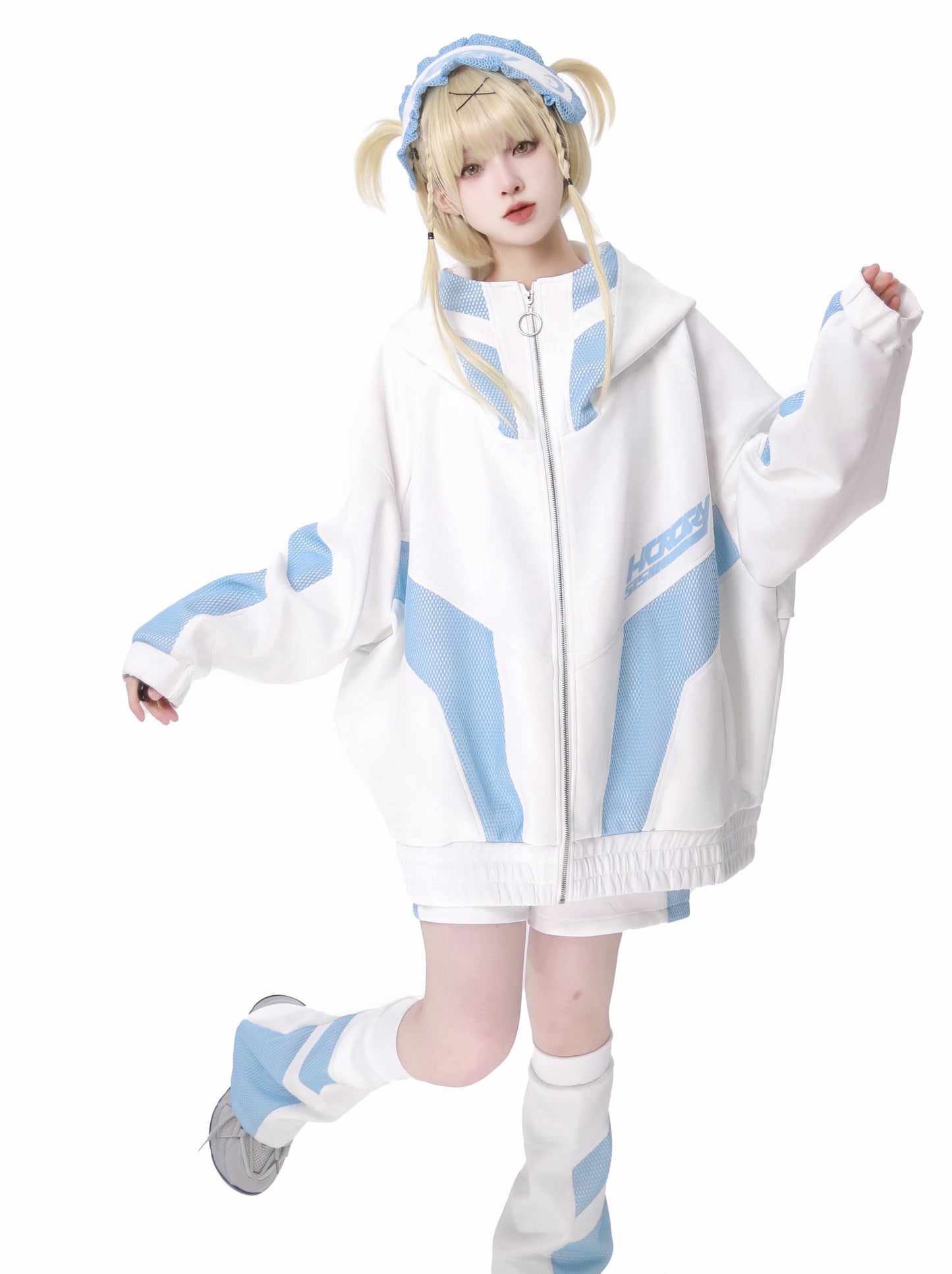 Subculture Jersey Jacket + Shorts + Headband + Leg Warmers