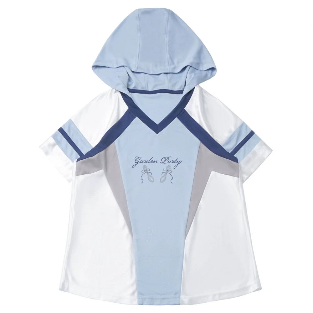 Sporty Top + Hooded Top + Tiered Culottes