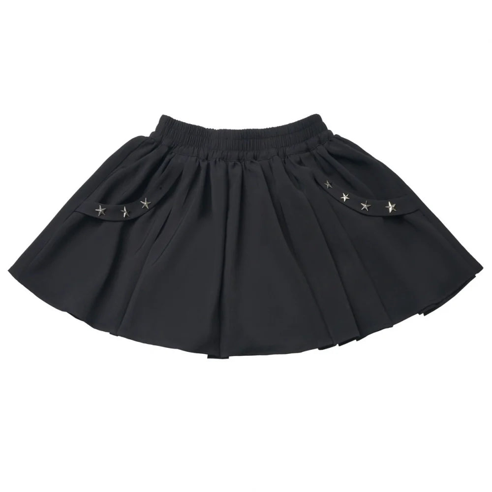 Mode Star Jersey Crew Neck Top + V Neck Top + Short Skirt + Long Skirt