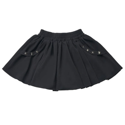 Mode Star Jersey Crew Neck Top + V Neck Top + Short Skirt + Long Skirt