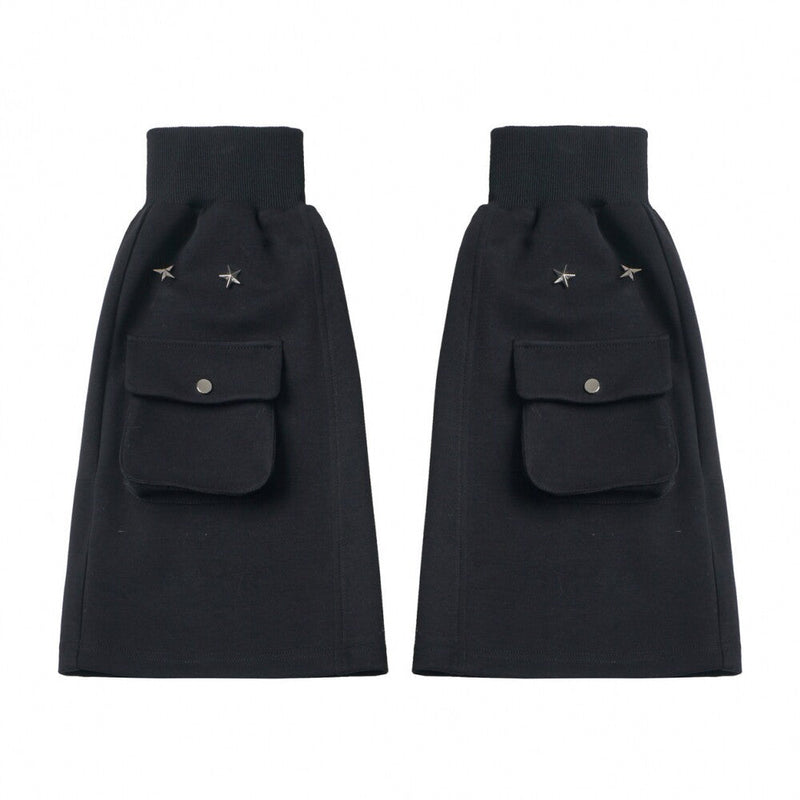 Nautical Log Hooded Jacket + Loose Shirt + Pants + Culottes + Tie + Leg Warmers