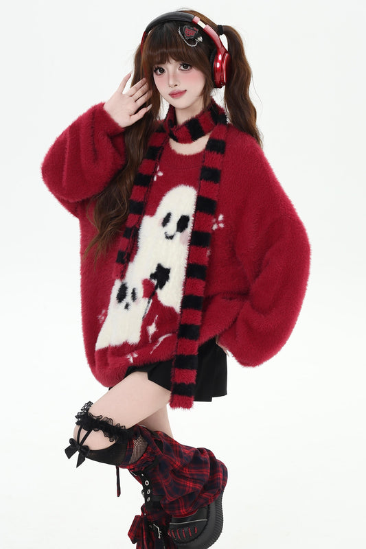 Ghost Over Tops + Scarf