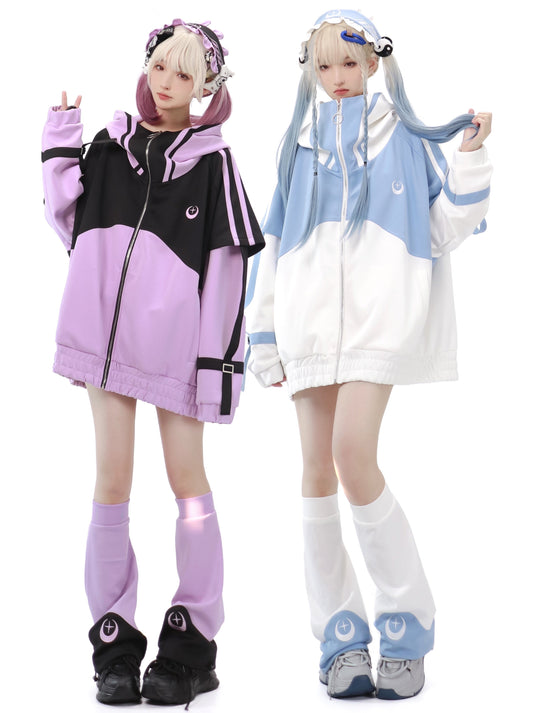 [angel Style] Mineral Series Subculture Cyber Jersey Set