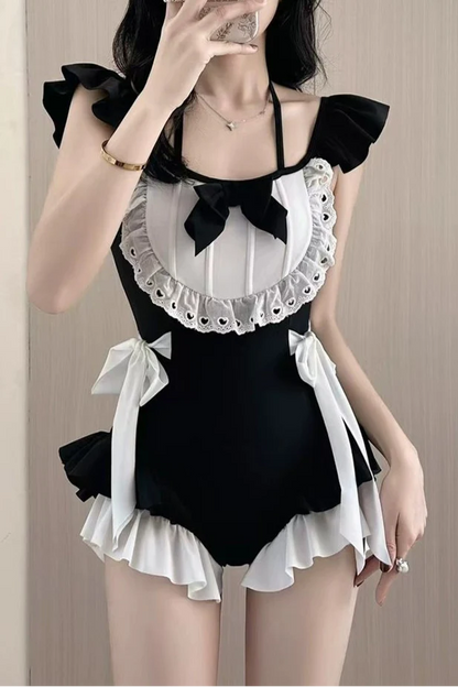 Sweet Ruffle Maid Swimsuit