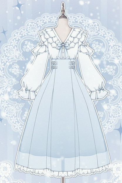 Ruffled Long Dress
