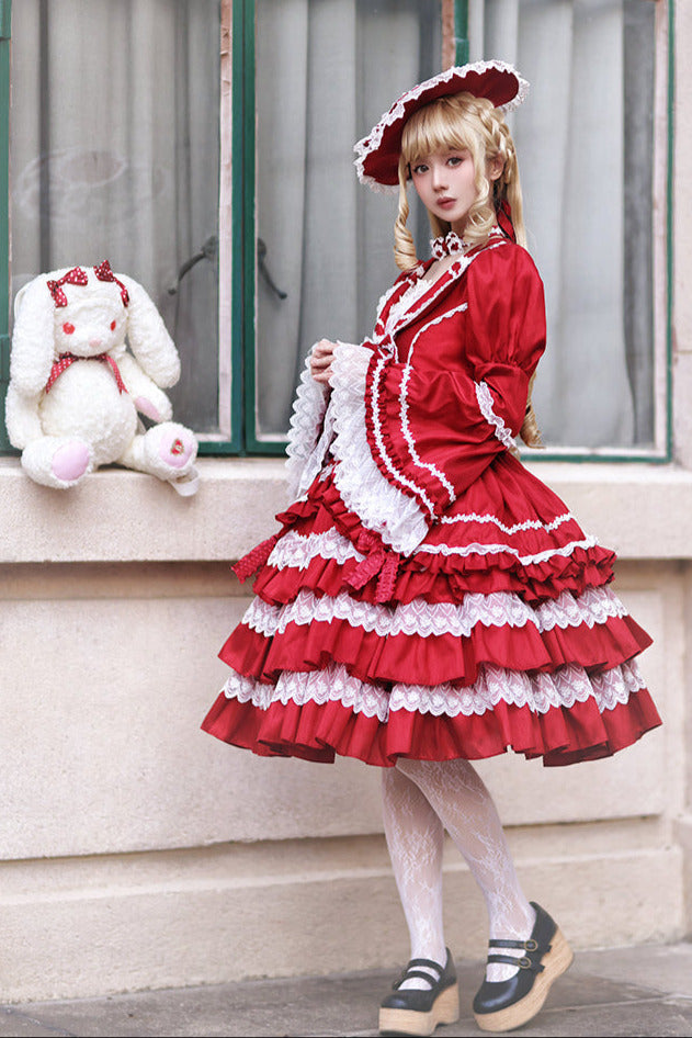 [order Deadline: January 19] Eternal French Doll Princess Sleeve Dress + Hat