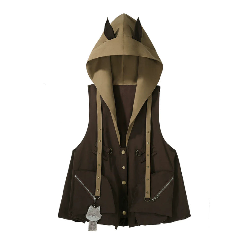 Cyberpunk Lolita Top + Shorts + Outerwear + Leg Accessories + Waist Pouch