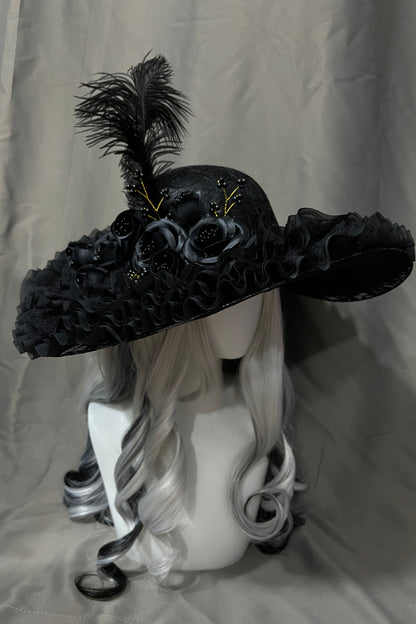 Gothic Rose Lolita Hat