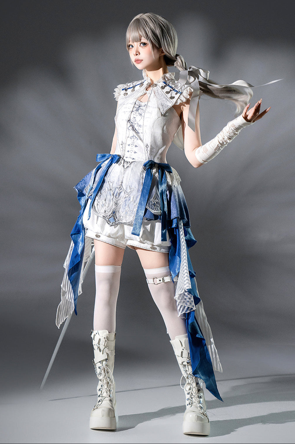 [pre-order] Prince Mode Suspender Skirt + Shorts + Shawl