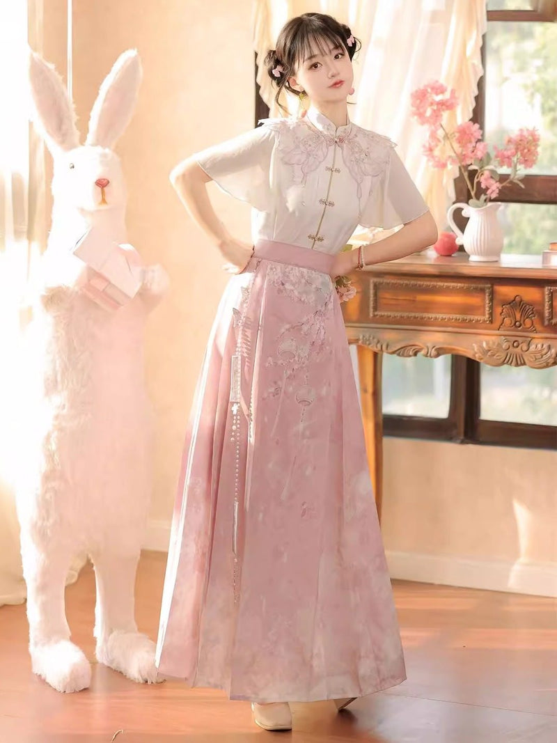 Cherry Blossom Hanfu Set