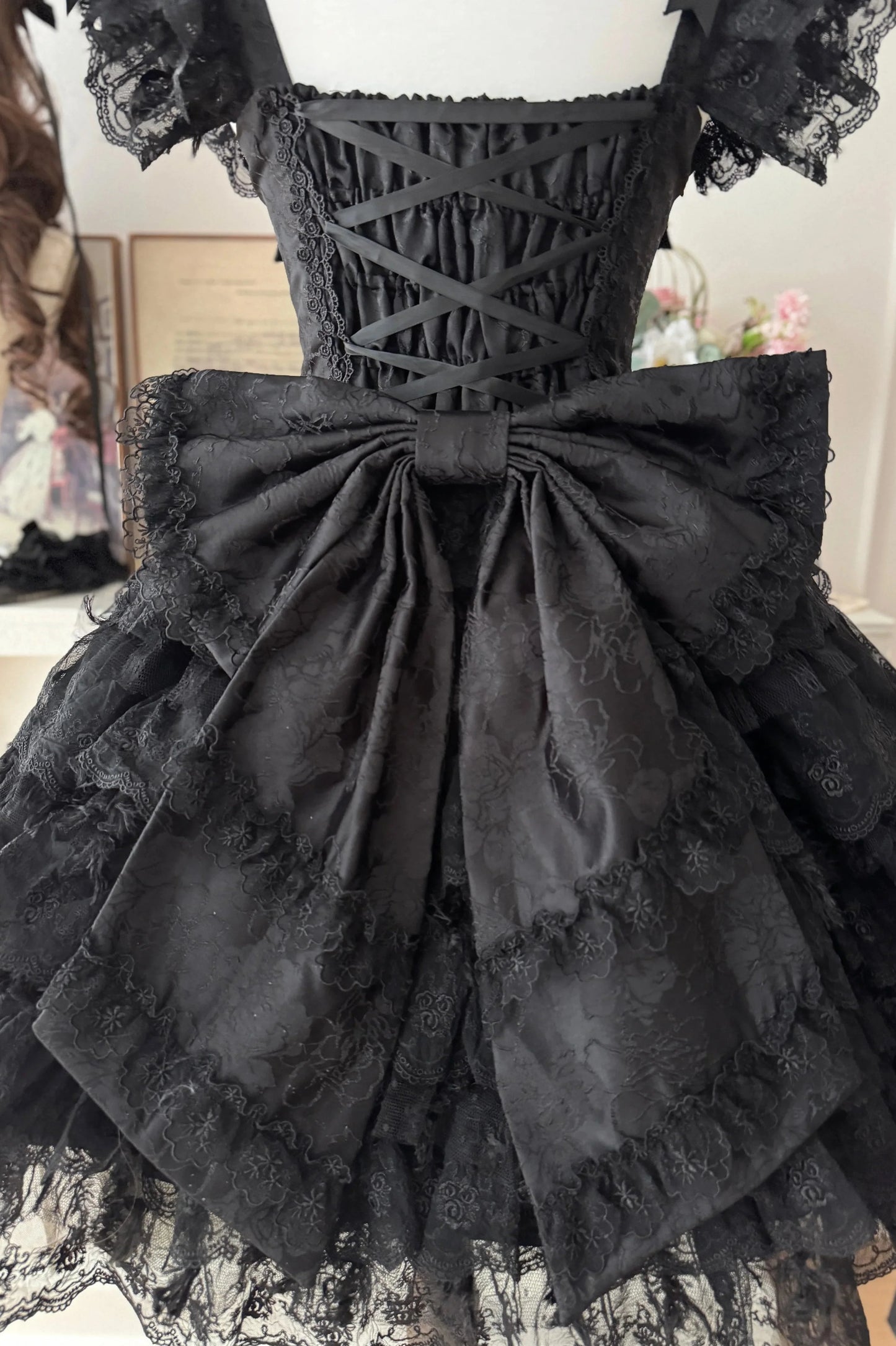 Sugar Lolita Dress + Necklace + Ribbon
