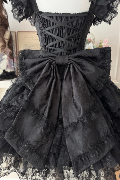 Sugar Lolita Dress + Necklace + Ribbon