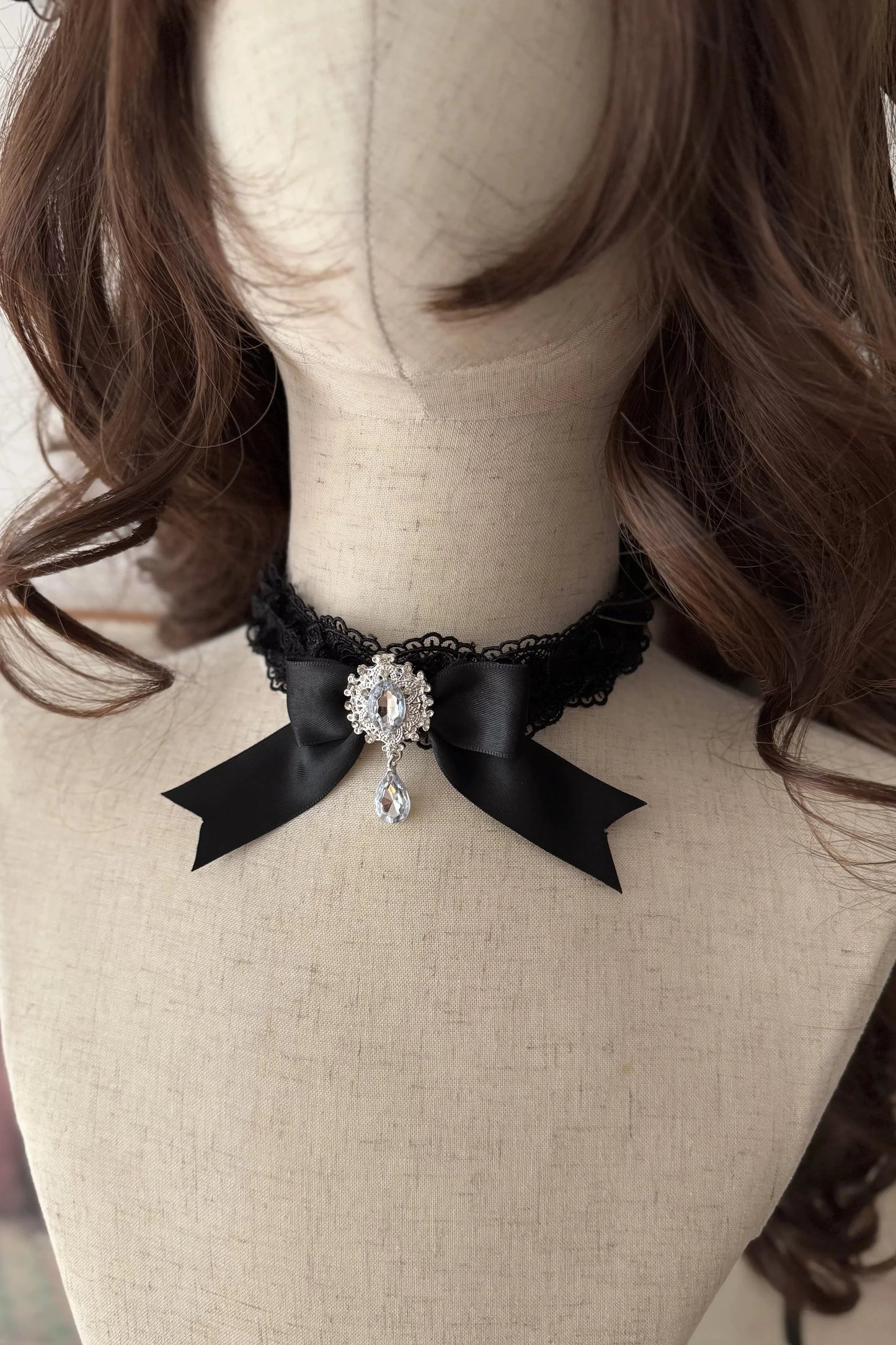 Sugar Lolita Dress + Necklace + Ribbon