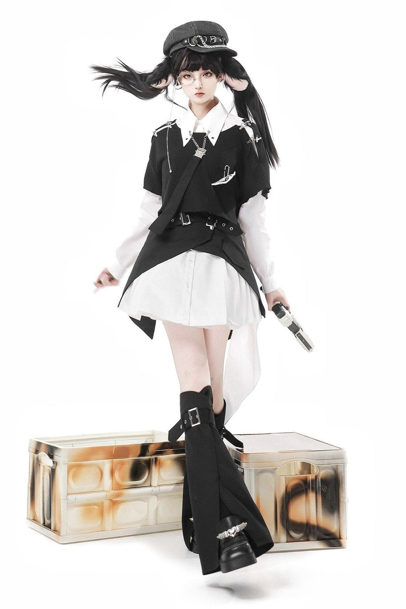Nocturnal Rabbit Lolita Skirt Set
