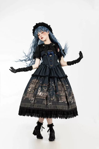 Spell Collection Room Stitch Fake Two Piece Dress